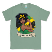 Sage jamaican black woman t shirt jamaica afro girl pride Classic Tee - linhVisuals