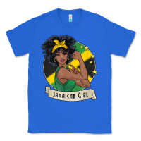 True Royal jamaican black woman t shirt jamaica afro girl pride Classic Tee - linhVisuals