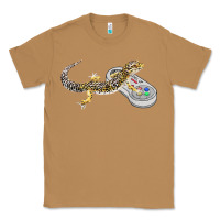 Toasted Coconut leopard gecko playing video game lizard & reptiles gamers t shirt Classic Tee - linhVisuals