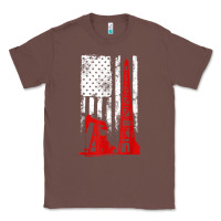Chestnut oilfield shirt   us flag oil rig shirt Classic Tee - linhVisuals