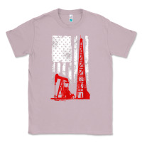 Lilac oilfield shirt   us flag oil rig shirt Classic Tee - linhVisuals