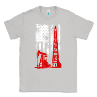 Moon Dust oilfield shirt   us flag oil rig shirt Classic Tee - linhVisuals