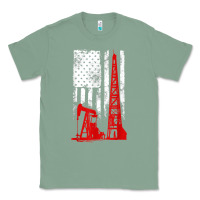 Sage oilfield shirt   us flag oil rig shirt Classic Tee - linhVisuals