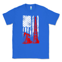 True Royal oilfield shirt   us flag oil rig shirt Classic Tee - linhVisuals