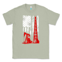 Matcha oilfield shirt   us flag oil rig shirt Classic Tee - linhVisuals