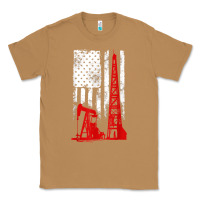 Toasted Coconut oilfield shirt   us flag oil rig shirt Classic Tee - linhVisuals