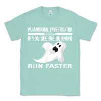 Seafoam paranormal investigator ghost hunting t shirt Classic Tee - linhVisuals
