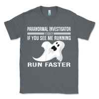 Charcoal Heather paranormal investigator ghost hunting t shirt Classic Tee - linhVisuals