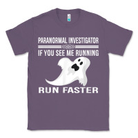 Lavender paranormal investigator ghost hunting t shirt Classic Tee - linhVisuals