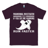 Plum paranormal investigator ghost hunting t shirt Classic Tee - linhVisuals
