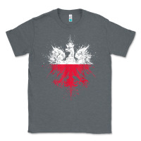 Charcoal Heather polish eagle  polish pride  polish flag  polish t shirt Classic Tee - linhVisuals