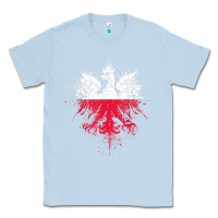 Dusty Blue polish eagle  polish pride  polish flag  polish t shirt Classic Tee - linhVisuals