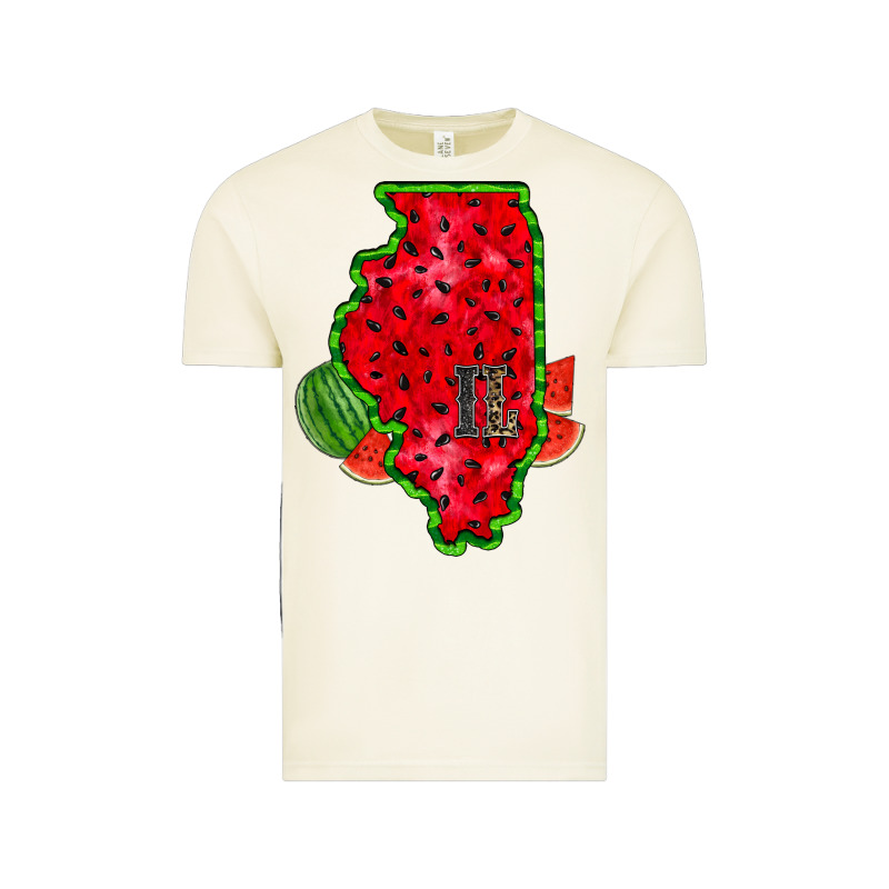Illinois Watermelon Vintage Tee by RacoonDesign | Teevron