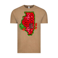 Vintage Coffee illinois watermelon Vintage Tee - RacoonDesign