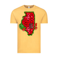 Vintage Mustard illinois watermelon Vintage Tee - RacoonDesign