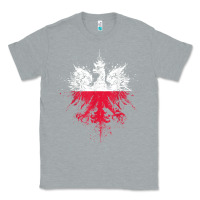 Heather Grey polish eagle  polish pride  polish flag  polish t shirt Classic Tee - linhVisuals