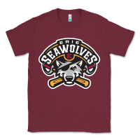 Burgundy sport american Classic Tee - linhVisuals
