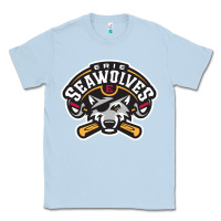 Dusty Blue sport american Classic Tee - linhVisuals