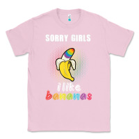 Bubblegum Pink mens sorry girl i like bananas funny lgbt gay pride tshirt gifts Classic Tee - linhVisuals