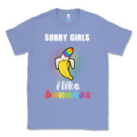 Colony Blue mens sorry girl i like bananas funny lgbt gay pride tshirt gifts Classic Tee - linhVisuals