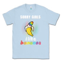 Dusty Blue mens sorry girl i like bananas funny lgbt gay pride tshirt gifts Classic Tee - linhVisuals