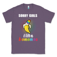 Lavender mens sorry girl i like bananas funny lgbt gay pride tshirt gifts Classic Tee - linhVisuals