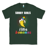 Mens Sorry Girl I Like Bananas Funny Lgbt Gay Pride Tshirt Gifts Classic Tee | Teevron
