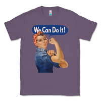 Lavender rosie the riveter shirt we can do it feminist retro t shirt Classic Tee - linhVisuals