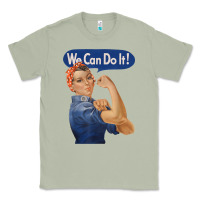 Matcha rosie the riveter shirt we can do it feminist retro t shirt Classic Tee - linhVisuals