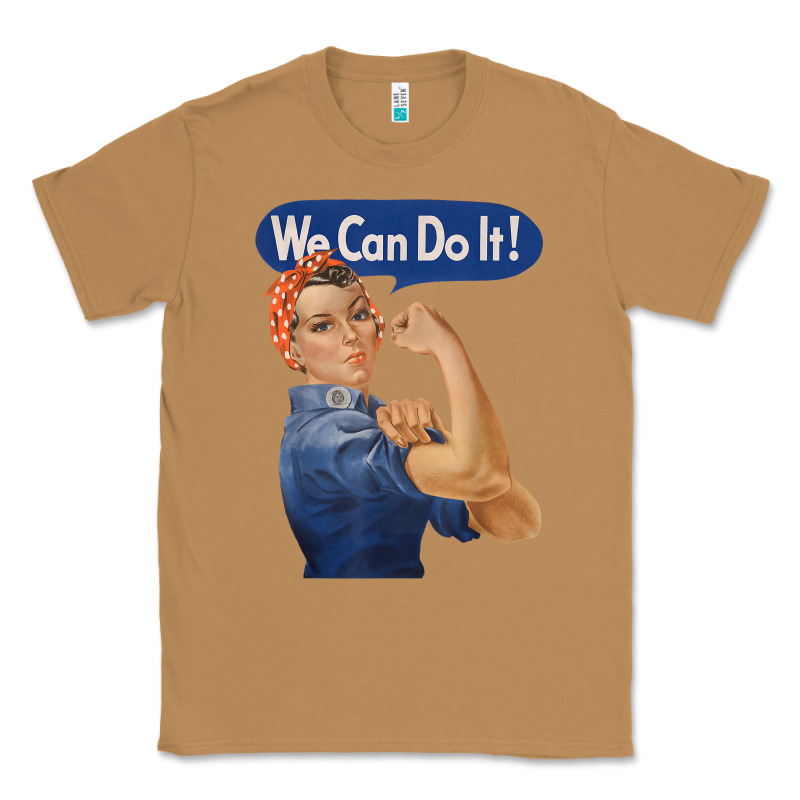 Rosie The Riveter Shirt We Can Do It Feminist Retro T Shirt Classic Tee by linhVisuals | Teevron