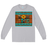 Moon Dust mom life leopard cowhide turquoise aztec Long Sleeve Tee - Artiststas