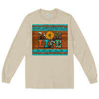 Mushroom mom life leopard cowhide turquoise aztec Long Sleeve Tee - Artiststas