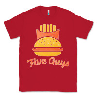 Red five guys Classic Tee - linhVisuals