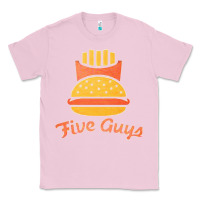 Bubblegum Pink five guys Classic Tee - linhVisuals
