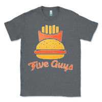 Charcoal Heather five guys Classic Tee - linhVisuals