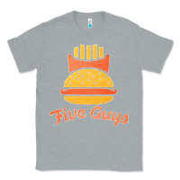 Heather Grey five guys Classic Tee - linhVisuals