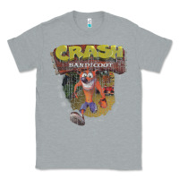 Heather Grey crash bandicoot 1966 Classic Tee - linhVisuals