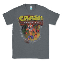Charcoal Heather crash bandicoot 1966 Classic Tee - linhVisuals