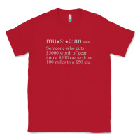 Red musician definition Classic Tee - linhVisuals