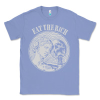 Colony Blue eat the rich Classic Tee - linhVisuals