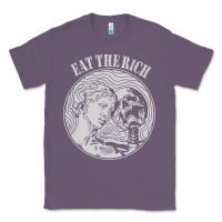 Lavender eat the rich Classic Tee - linhVisuals