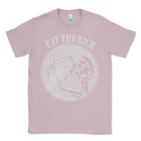 Lilac eat the rich Classic Tee - linhVisuals