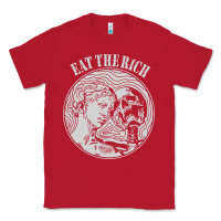 Red eat the rich Classic Tee - linhVisuals