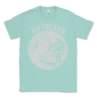 Seafoam eat the rich Classic Tee - linhVisuals