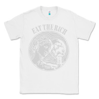 White eat the rich Classic Tee - linhVisuals