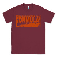 Burgundy formula 1 Classic Tee - linhVisuals