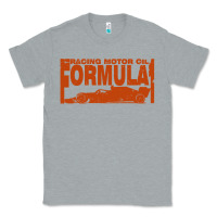 Heather Grey formula 1 Classic Tee - linhVisuals