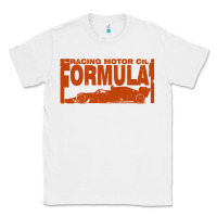 White formula 1 Classic Tee - linhVisuals
