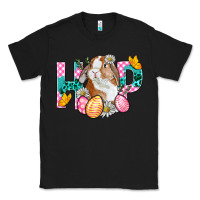 Black Hop Bunny Easter Classic Tee - BundleAndBundleShop