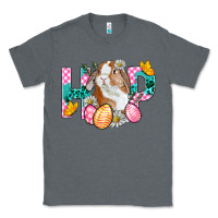 Charcoal Heather Hop Bunny Easter Classic Tee - BundleAndBundleShop